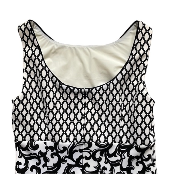 WHBM Geometric Floral Sleeveless Sheath Dress - Picture 7 of 9